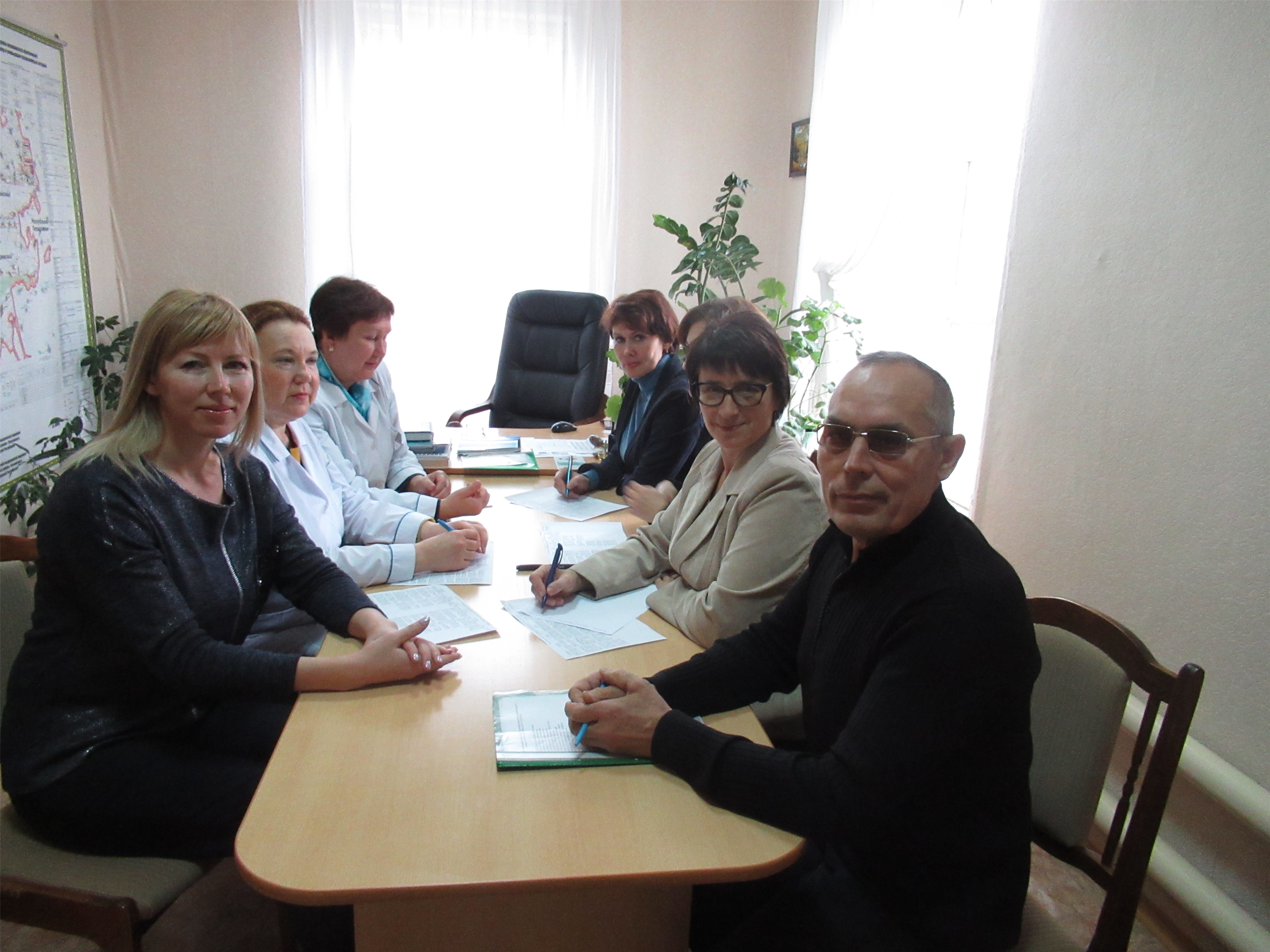 Яльчикскую ЦРБ с рабочим визитом посетили специалисты ЧРО Профсоюза.