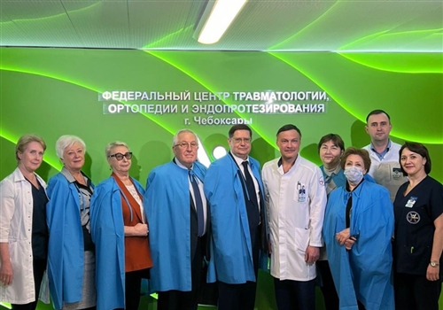 Профсоюзная делегация посетила центр высоких медицинских технологий.