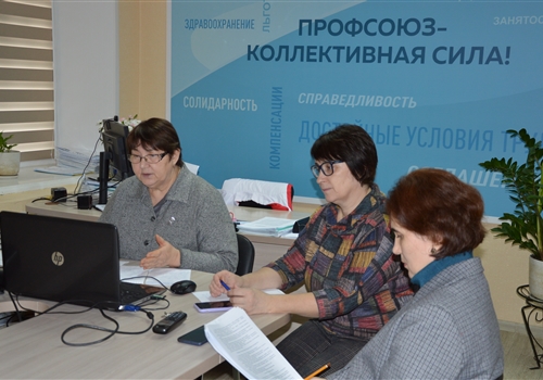 Председатели первичных профсоюзных организаций приняли участие в онлайн-совещании.