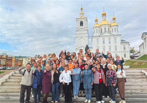 Члены Профсоюза РДКБ в Дивеево.